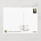 Carte Postale Halloween fou... (Dos)