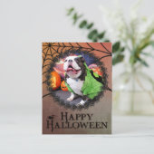 Carte Postale Halloween - Français Bulldog - Spike (Debout devant)