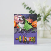 Carte Postale Halloween - Français Bulldog - Spike (Debout devant)