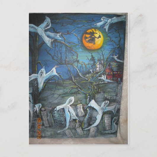 Carte Postale Halloween Fun pour tous (Devant)