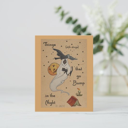 Carte postale Halloween Ghost (Debout devant)