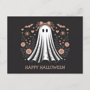 Carte postale Halloween Ghost Girl