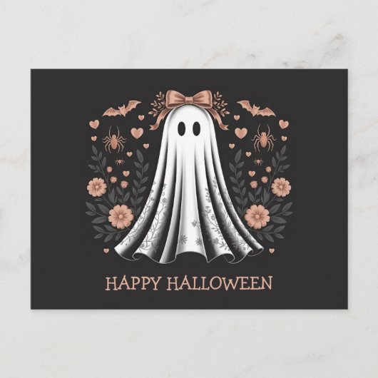 Carte postale Halloween Ghost Girl (Devant)