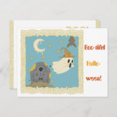 Carte Postale Halloween Ghosts (Devant / Derrière)