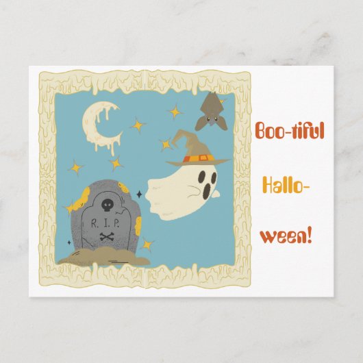 Carte Postale Halloween Ghosts (Devant)