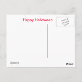 Carte postale Halloween Goblin (Dos)