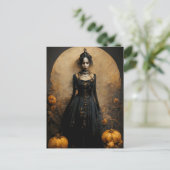 Carte Postale Halloween Gothic Girl (Debout devant)