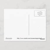 Carte postale Halloween griffée (Dos)