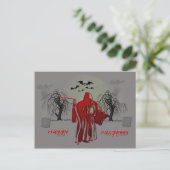 Carte Postale Halloween Grim Reaper (Debout devant)