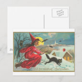 Carte Postale Halloween, Halloween (Devant / Derrière)