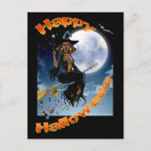 Carte postale Halloween Happy Witch (Devant)