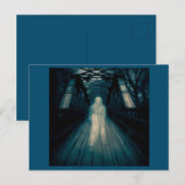 Carte Postale Halloween - Haunted Bridge 1 (Devant / Derrière)