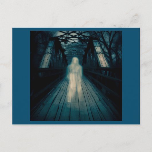 Carte Postale Halloween - Haunted Bridge 1 (Devant)