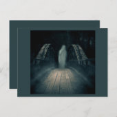 Carte Postale Halloween - Haunted Bridge 4 (Devant / Derrière)