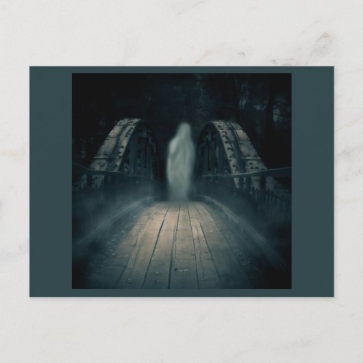 Carte Postale Halloween - Haunted Bridge 4 (Devant)