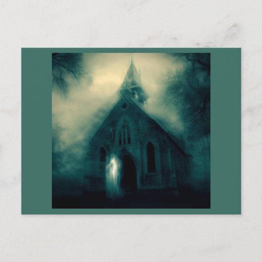 Carte Postale Halloween - Haunted Church 4 (Devant)