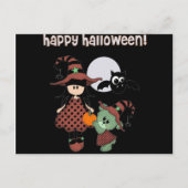Carte Postale Halloween heureux fait sur commande (Devant)