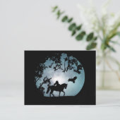 Carte postale Halloween Horseman sans tête (Debout devant)