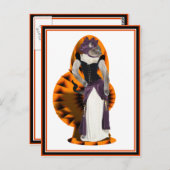 Carte Postale Halloween Hussy (Devant / Derrière)