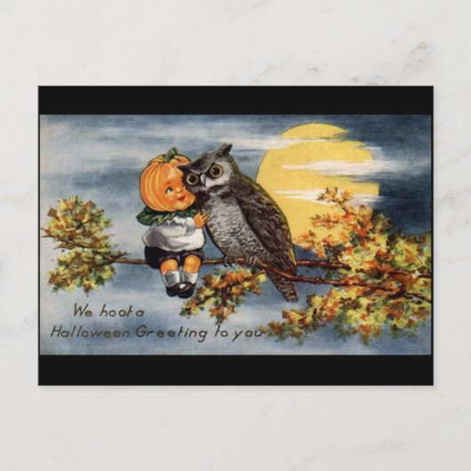 Carte postale Halloween I (Vintage) (Devant)
