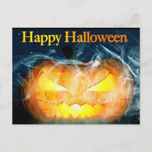 Carte Postale Halloween Jack-0 lanterne