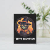 Carte Postale Halloween Kitty (Debout devant)