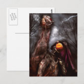 Carte Postale Halloween - Le cavalier sans tête (Devant / Derrière)