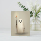 Carte Postale Halloween Little Ghost (Debout devant)