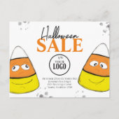 Carte Postale Halloween Logo d'entreprise Promotionnels QR Code  (Devant)