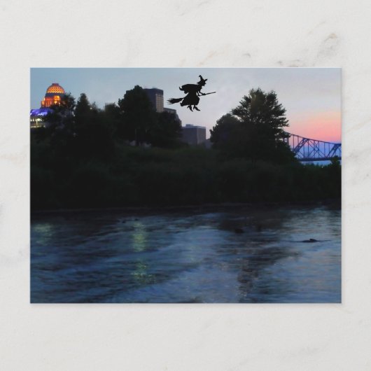 Carte Postale Halloween Louisville (Devant)