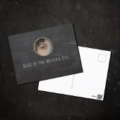 Carte Postale Halloween Macabre Déplaisant Witch Eye