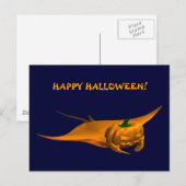 Carte Postale Halloween Manta Ray (Devant / Derrière)