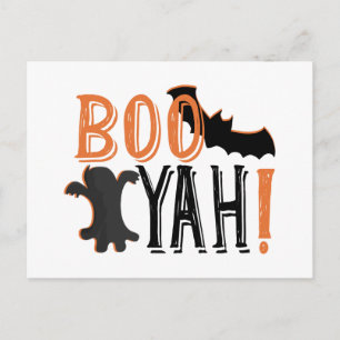 Carte Postale Halloween mignon booyah