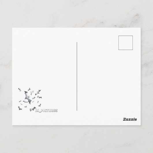 Carte postale Halloween mignonne Cartoon Witch (Dos)