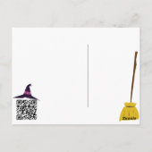 Carte postale Halloween mignonne : Elephant dans W (Dos)