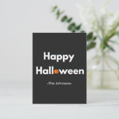 Carte postale Halloween moderne - Personnalisée (Debout devant)