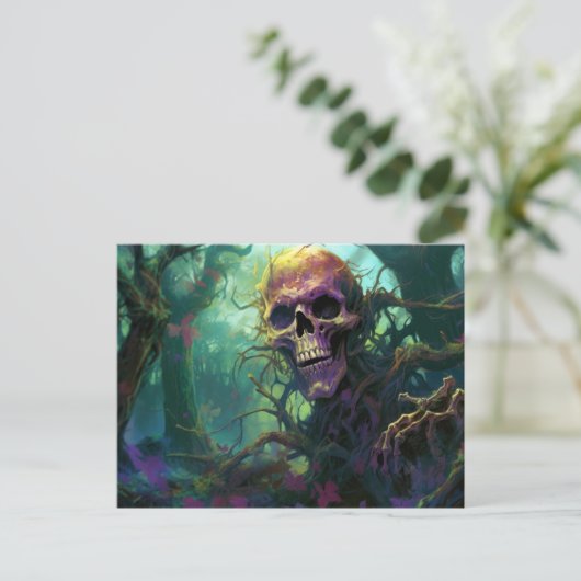 Carte postale Halloween Monster (Debout devant)