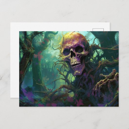 Carte postale Halloween Monster (Devant / Derrière)