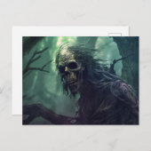 Carte postale Halloween Monster (Devant / Derrière)