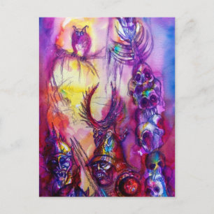 Carte Postale HALLOWEEN MONSTERS / ORK WAR Imaginaire