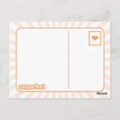 Carte Postale Halloween Narwhal (Dos)