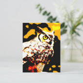 Carte Postale Hallowe'en Owl (Debout devant)
