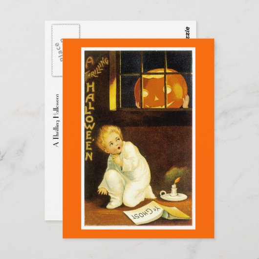 Carte Postale Halloween palpitant (Devant / Derrière)