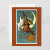 Carte Postale Halloween palpitant (Devant / Derrière)