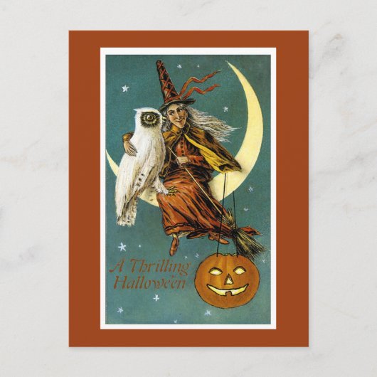 Carte Postale Halloween palpitant (Devant)