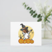 Carte Postale Halloween Papillon Dabbing (Debout devant)