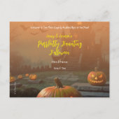 Carte Postale Halloween parfaitement hanté (Dos)