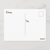 Carte Postale Halloween PCOS me fait la cuisine (Dos)