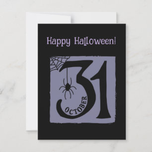Carte Postale Halloween Personnalisé Whimsical Funny moderne vio