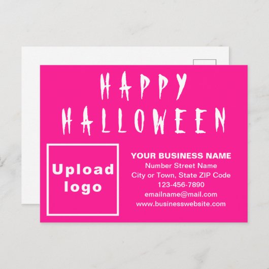 Carte postale Halloween Pink (Devant / Derrière)